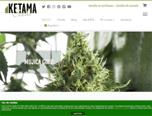 Tablet Screenshot of ketamaseeds.com